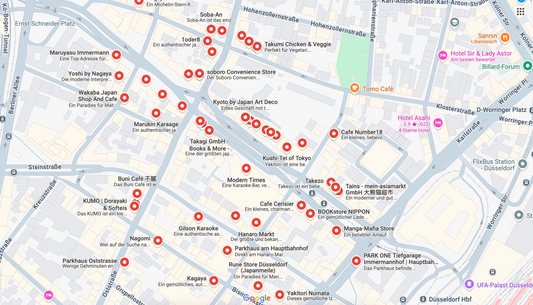 Wie groß ist Little Tokyo Düsseldorf?